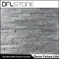 cheap natural black stacked stone cladding